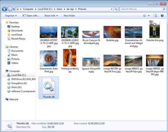 Show hidden files