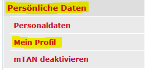 Mein Profil Mein Profil