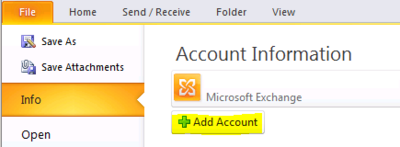 Add new mail account Add new mail account