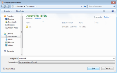 Export Address Book Export Address Book